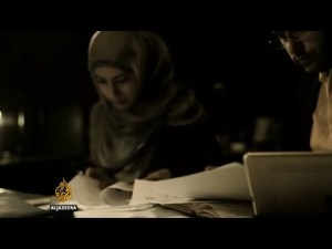 סאפא אל-קרמאן וצוותה - מתוך הסרט "הדרך לצנעא". צילום: אל-ג'זירה